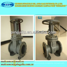 Z41h-16c GOST flange type DN100 gate valve for kazakhstan oil gas